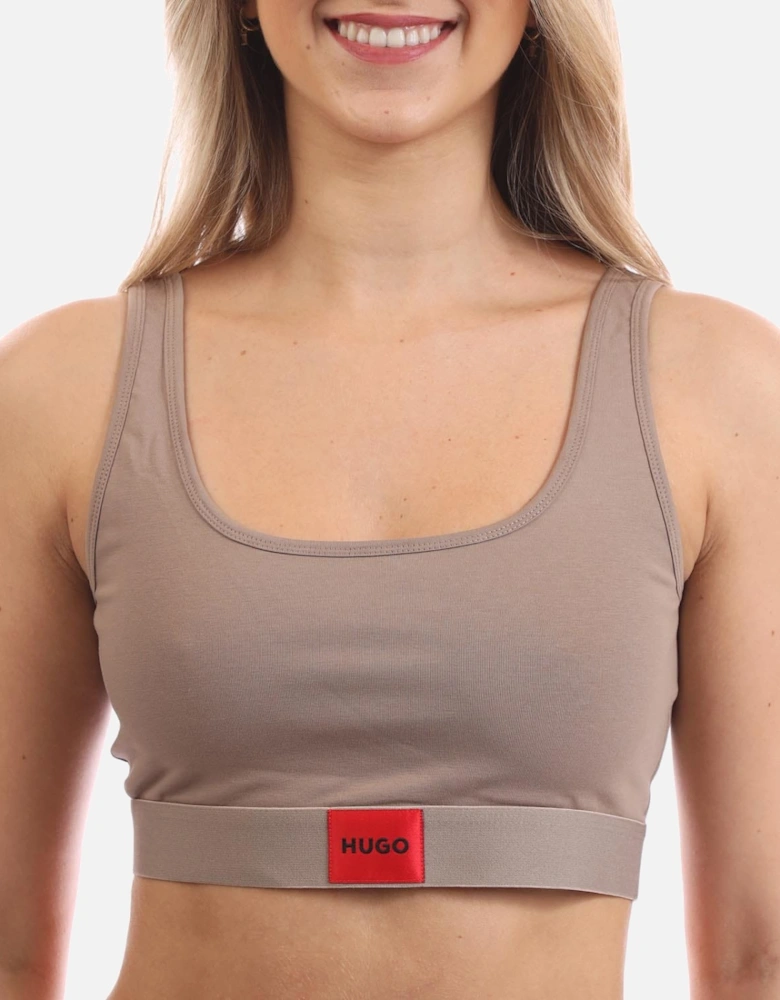 Red Logo Label Bralette