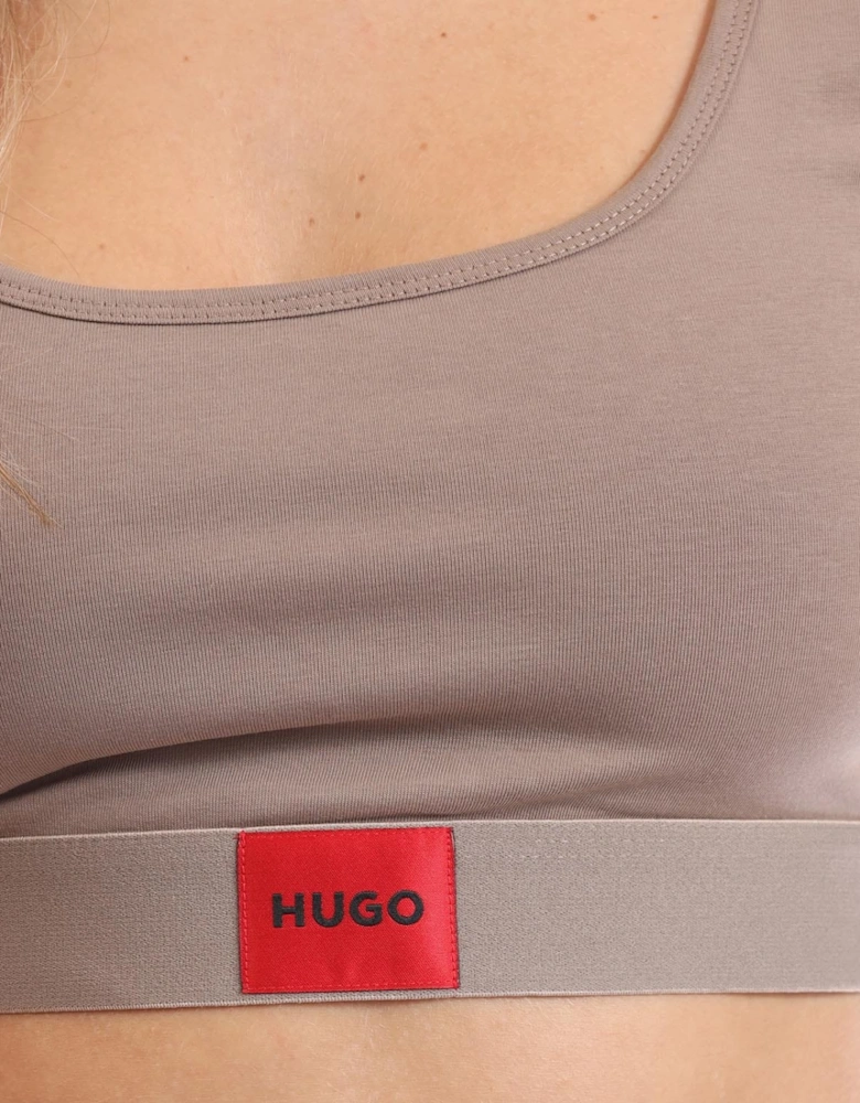 Red Logo Label Bralette