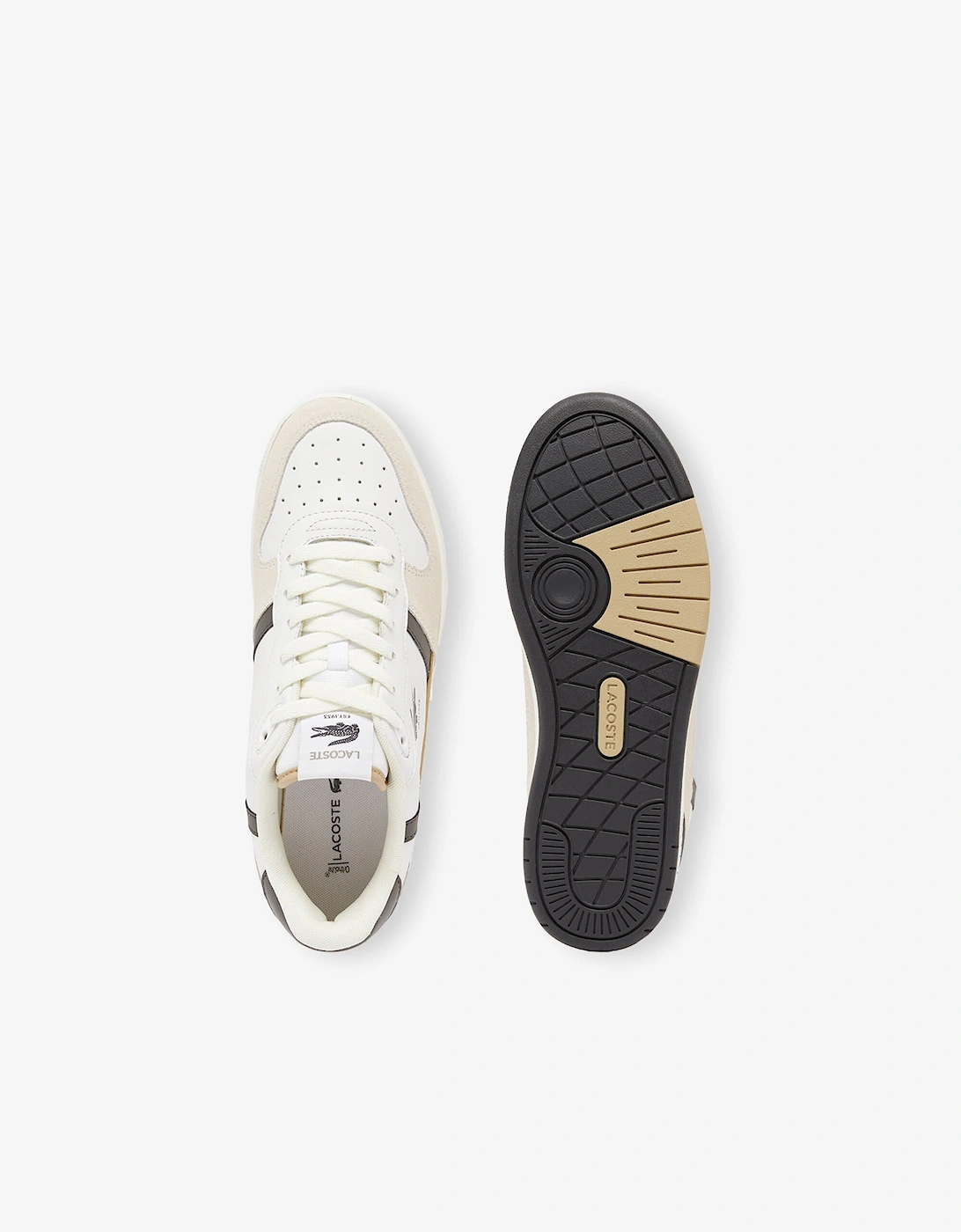 T-Clip Set Leather Court Trainers