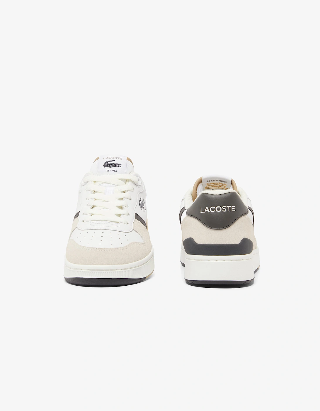 T-Clip Set Leather Court Trainers