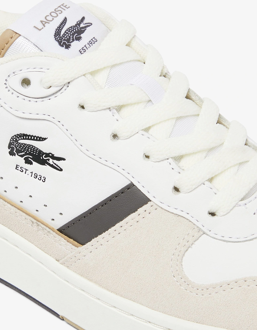 T-Clip Set Leather Court Trainers