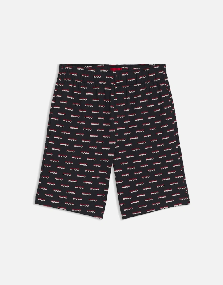 Logo Print Pyjama Shorts