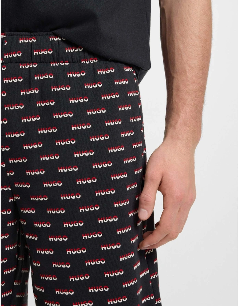 Logo Print Pyjama Shorts