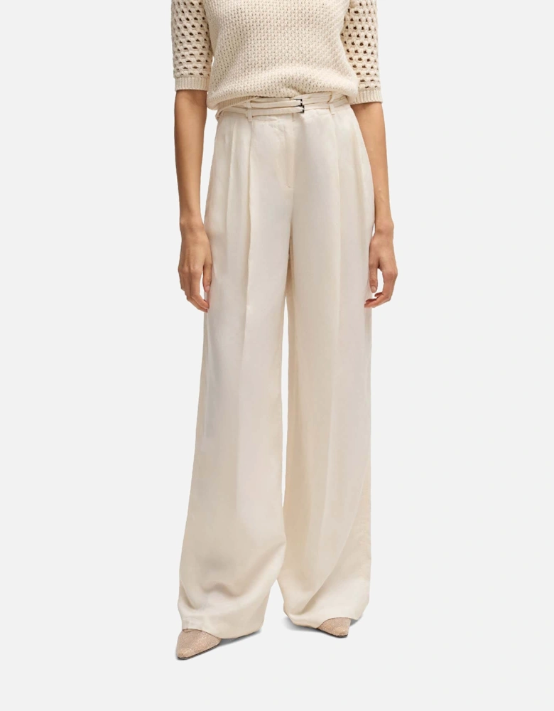 Taualy-W Relaxed Fit Wide Leg Trousers