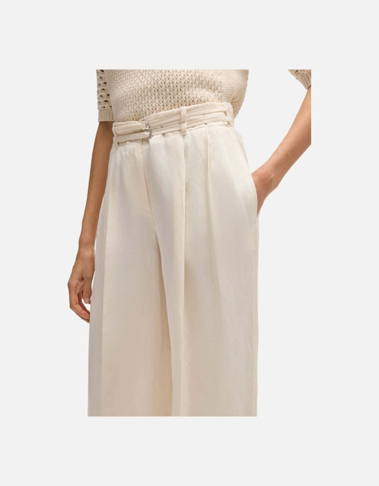 Taualy-W Relaxed Fit Wide Leg Trousers