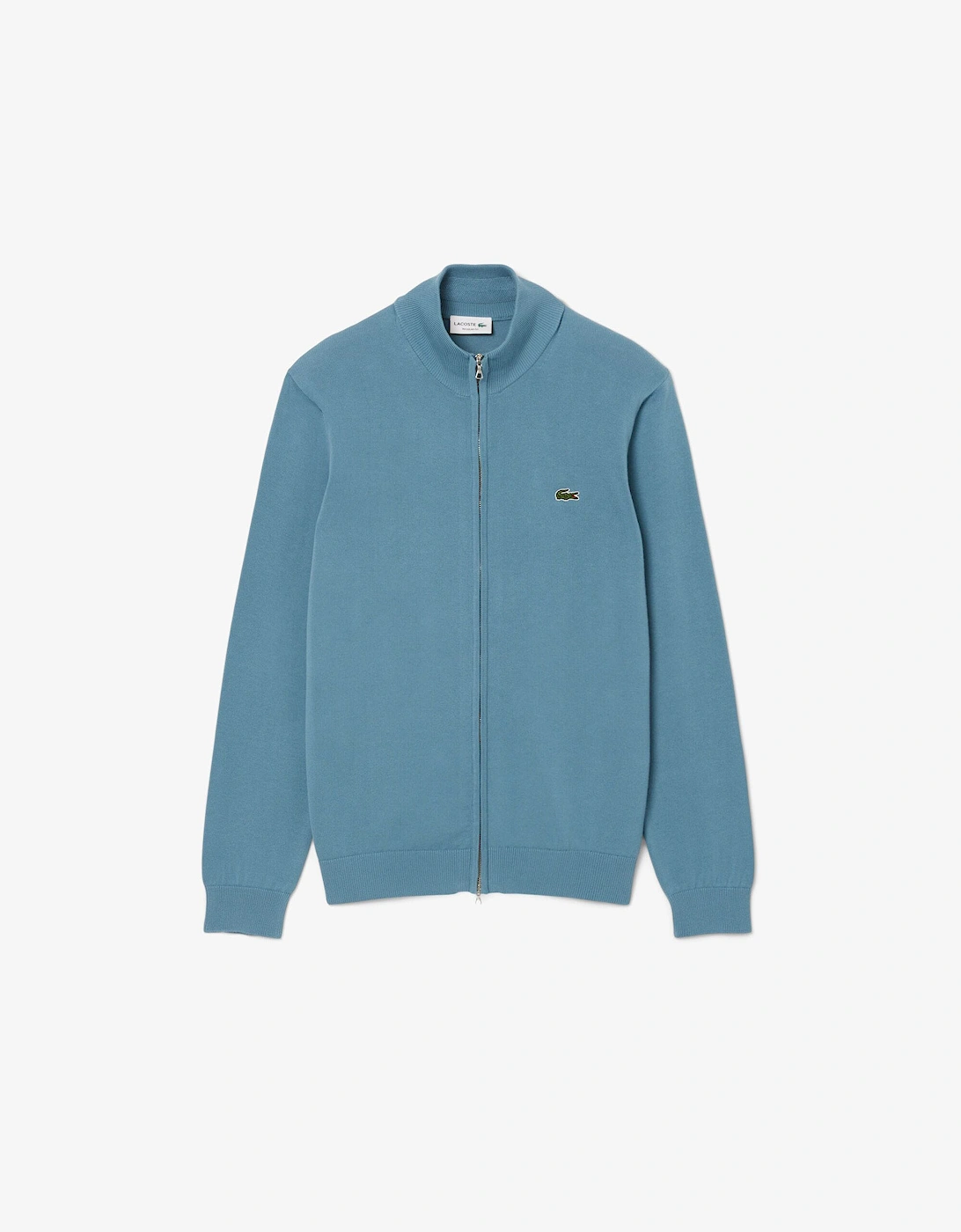 Zipped High Neck Cotton Sweater, 6 of 5