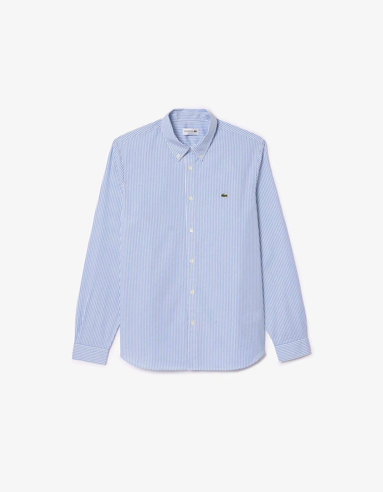 Regular-Fit Striped Cotton Shirt