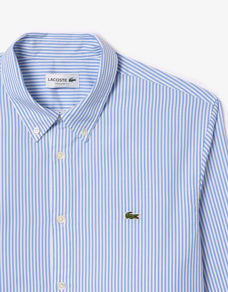Regular-Fit Striped Cotton Shirt