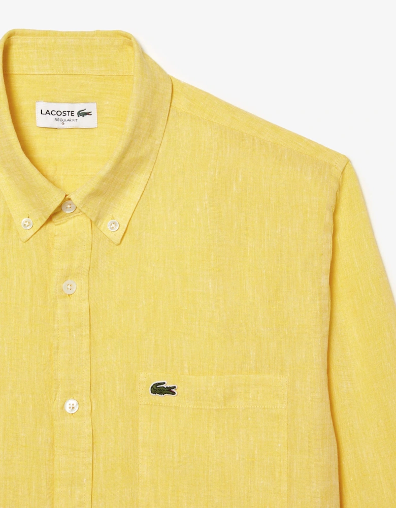 Regular-Fit Linen Shirt