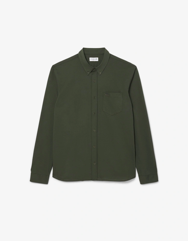 Regular-Fit Cotton Jersey Shirt