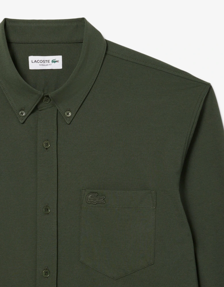 Regular-Fit Cotton Jersey Shirt