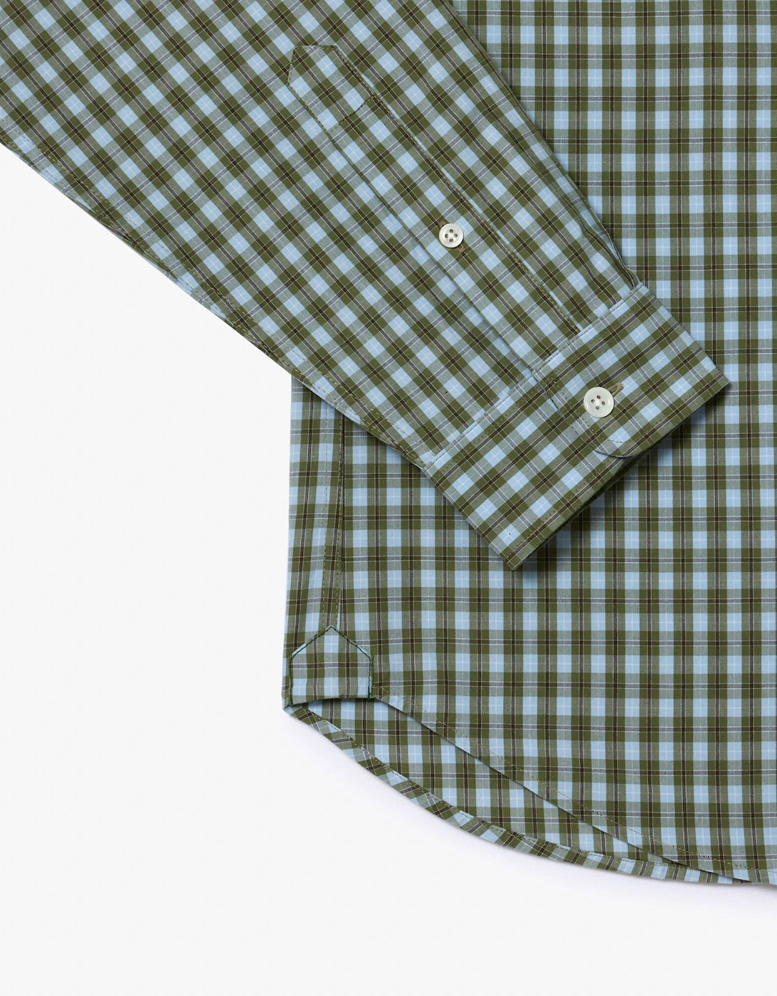 Regular-Fit Plaid Poplin Shirt