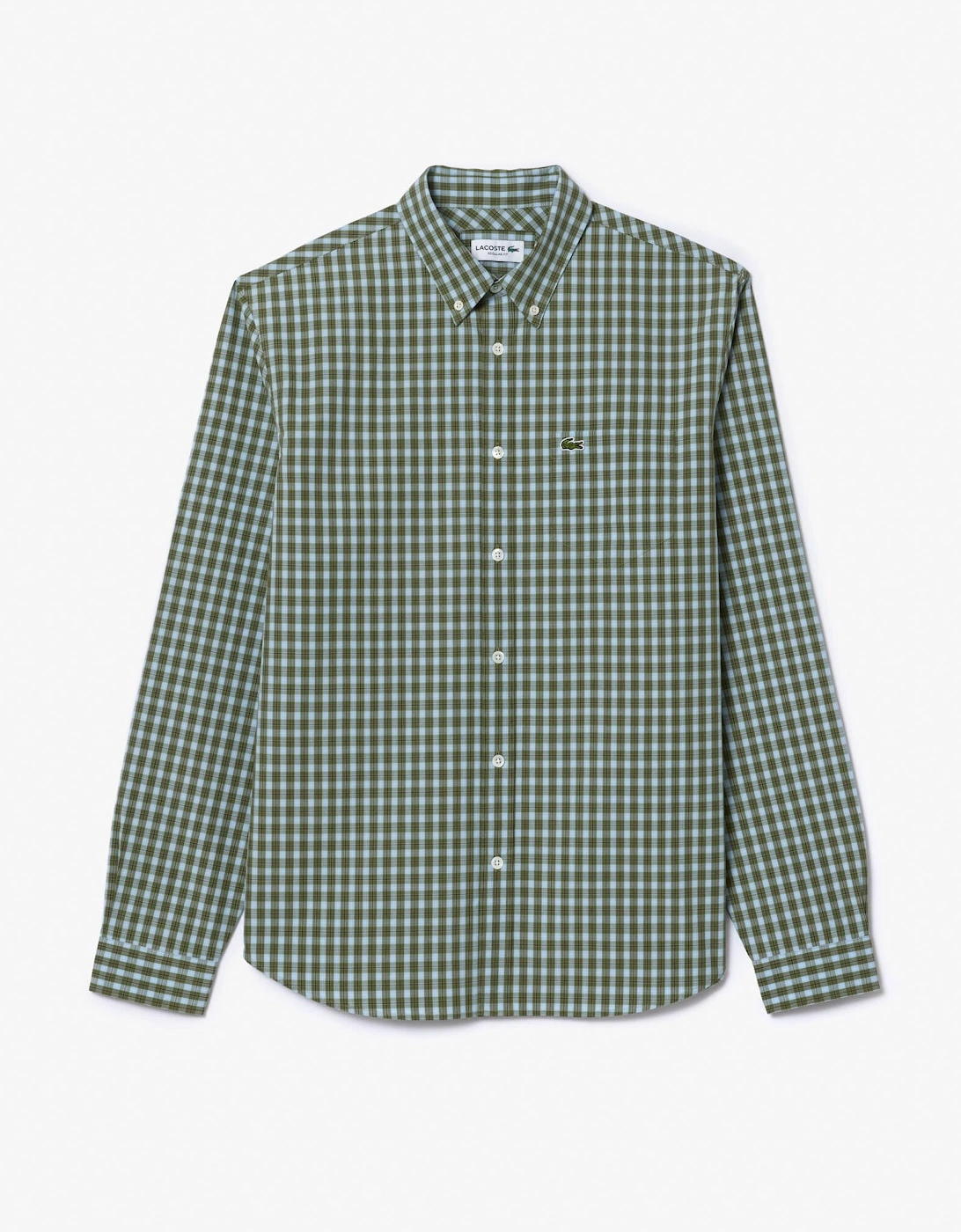 Regular-Fit Plaid Poplin Shirt, 7 of 6