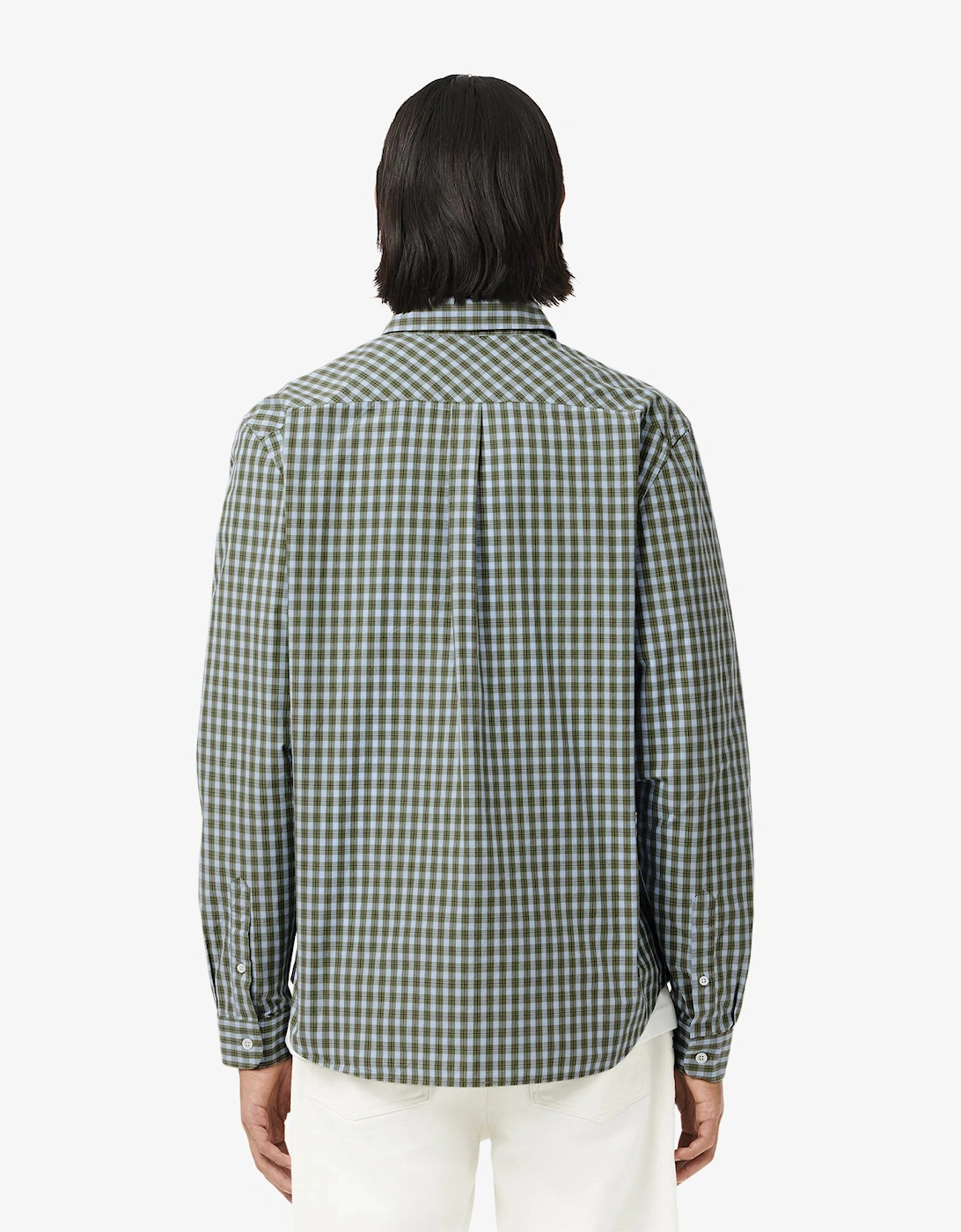 Regular-Fit Plaid Poplin Shirt
