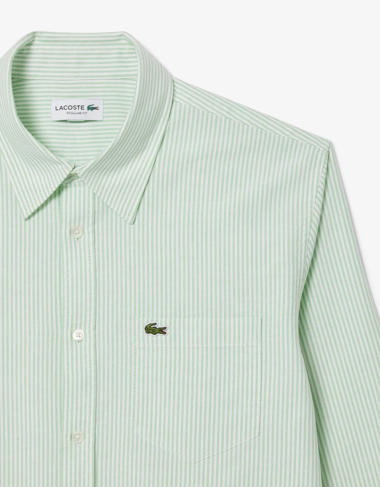 Regular-Fit Striped Oxford Shirt