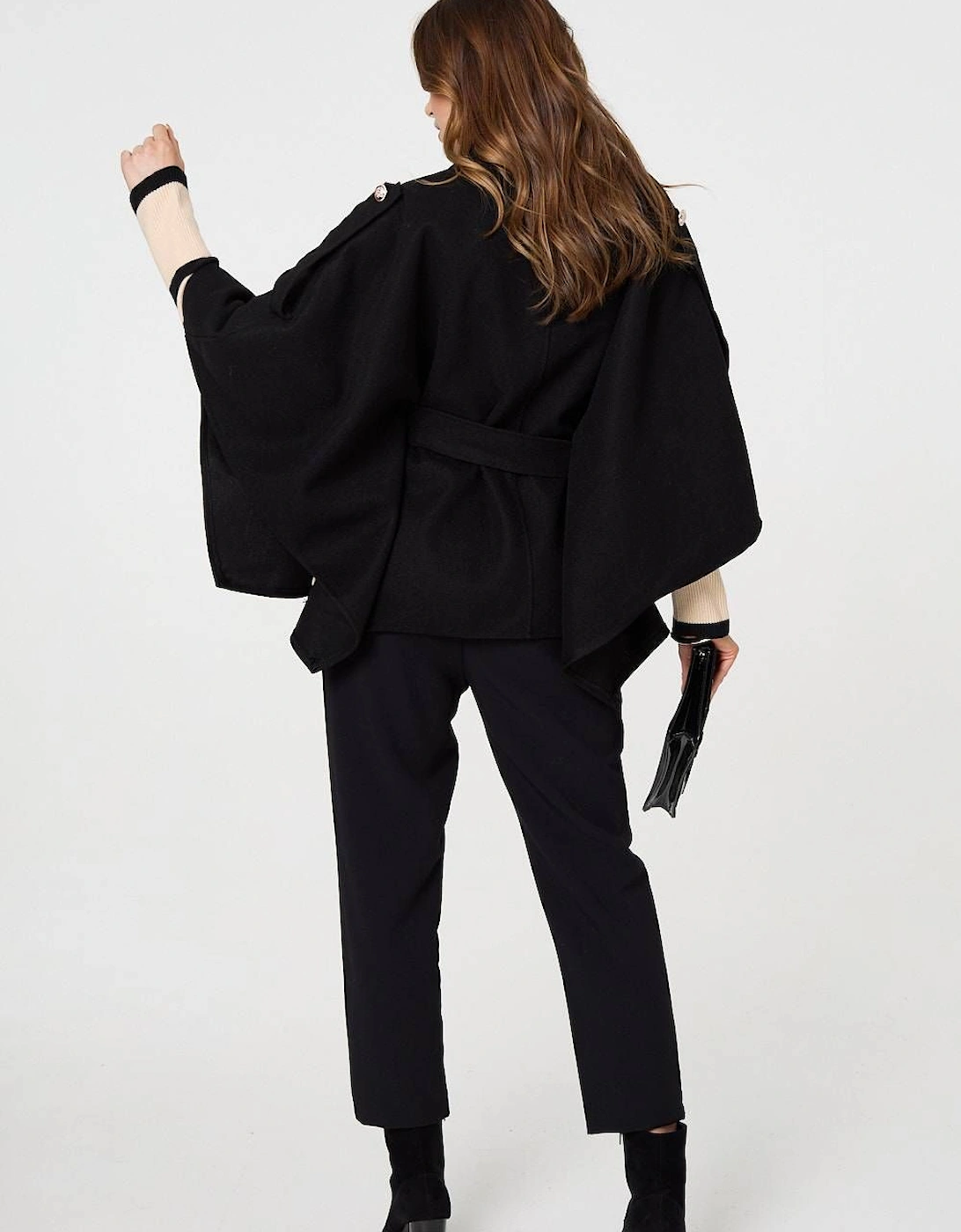 Cape Coat With Belt, 2 of 1