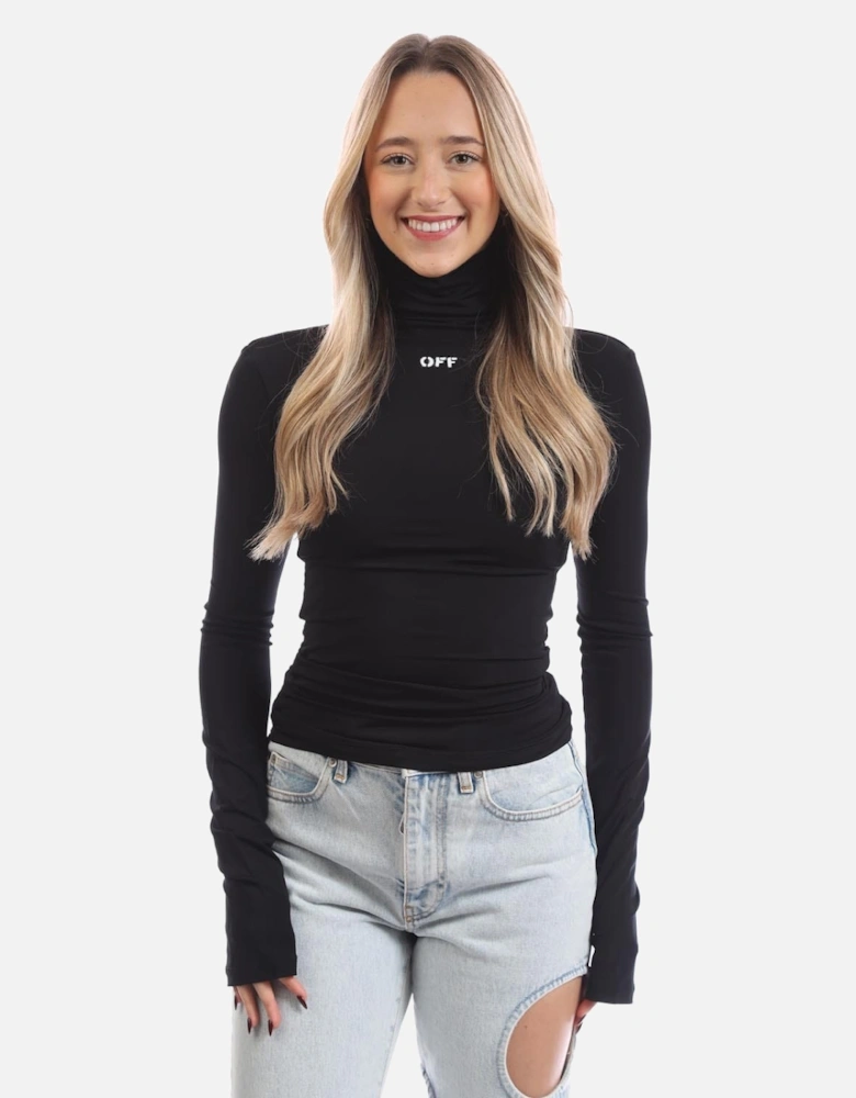 Off Stamp Second Skin Turtleneck Top