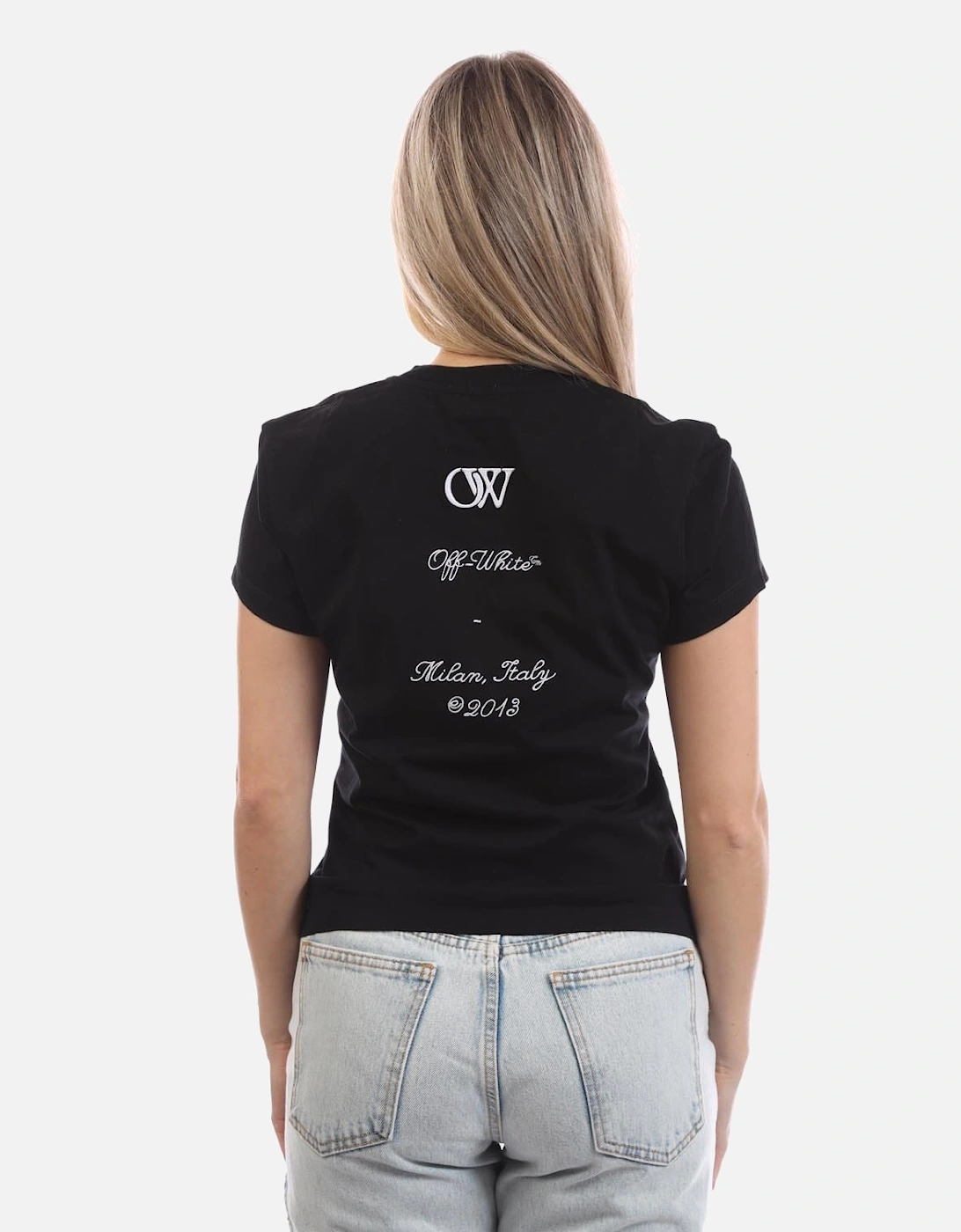 23 Embroidered Fitted T-Shirt