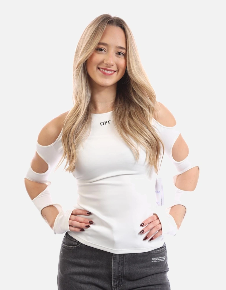 Sleek Holes Long Sleeve Top