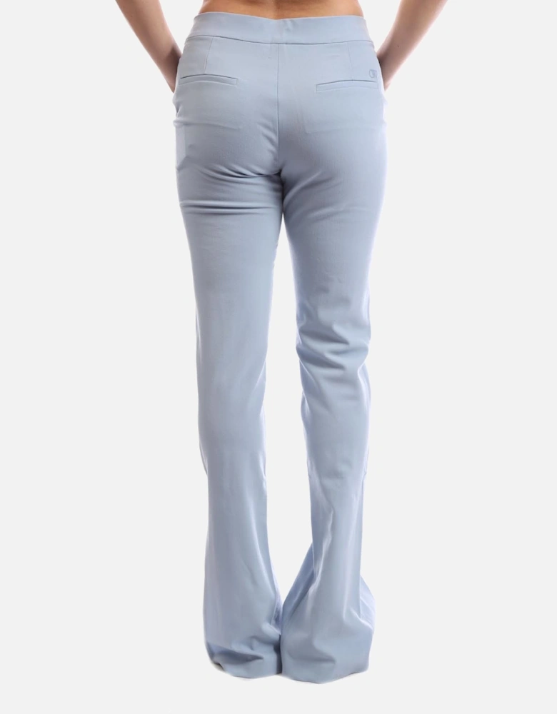 Wool Blend Basic Slim Pants