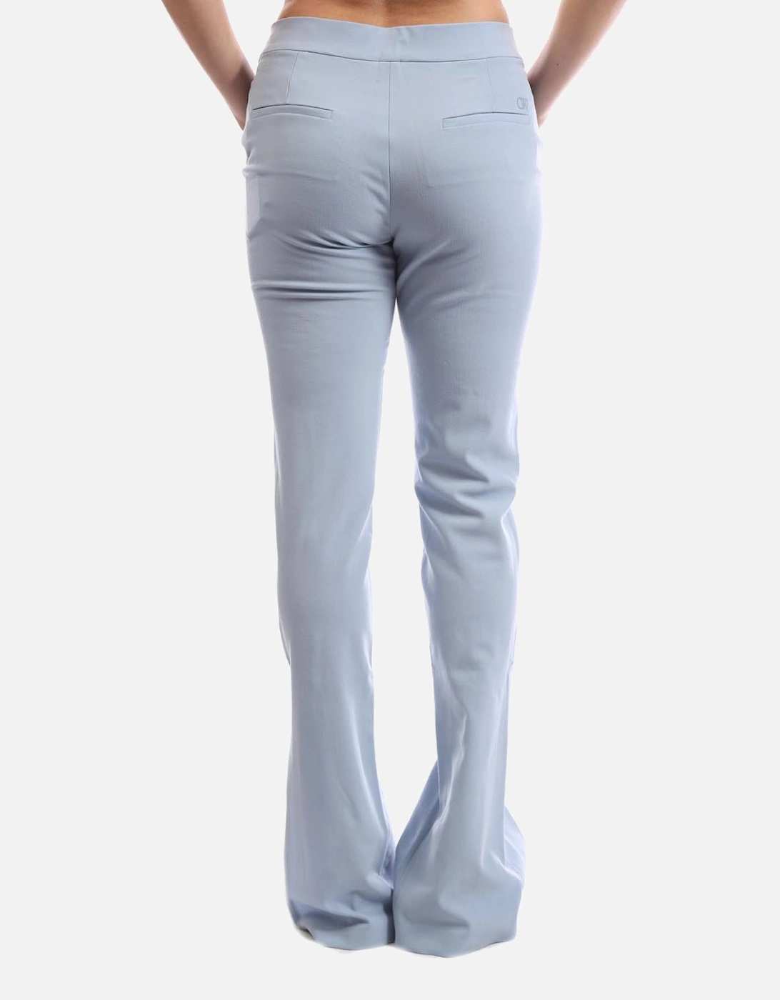 Wool Blend Basic Slim Pants