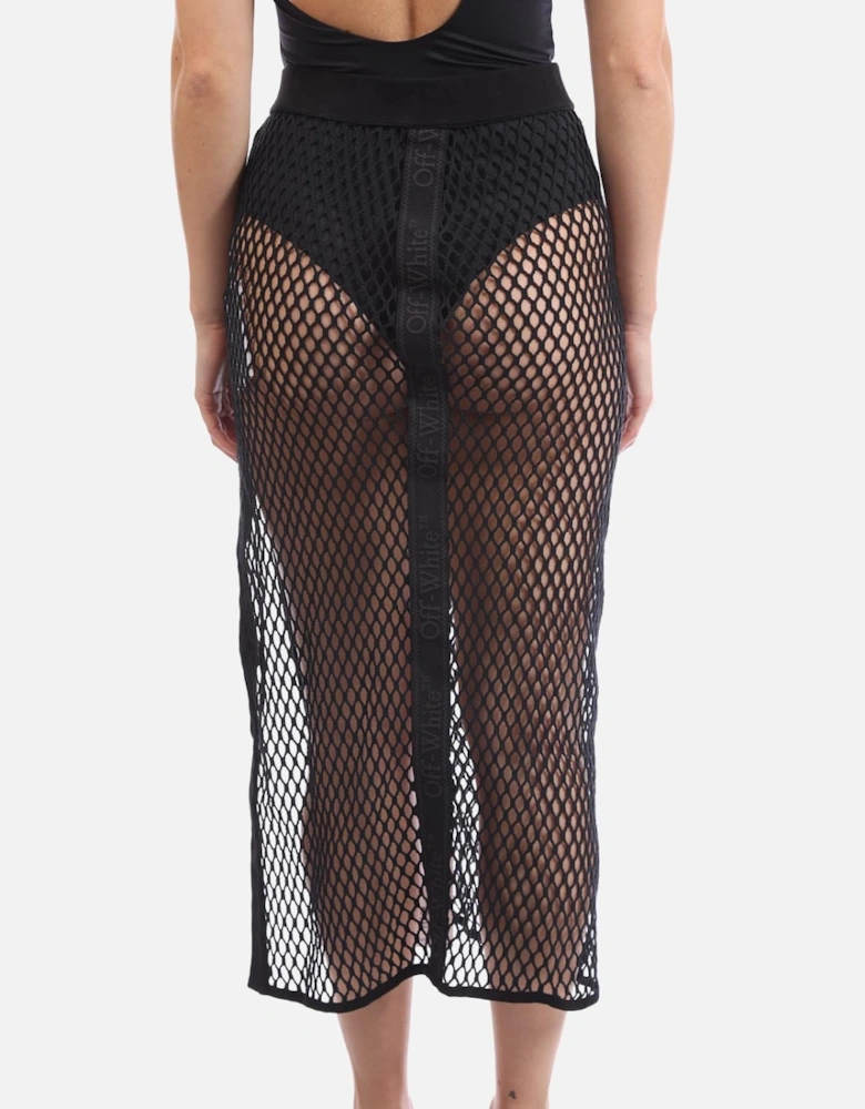 Logoband Mesh Skirt
