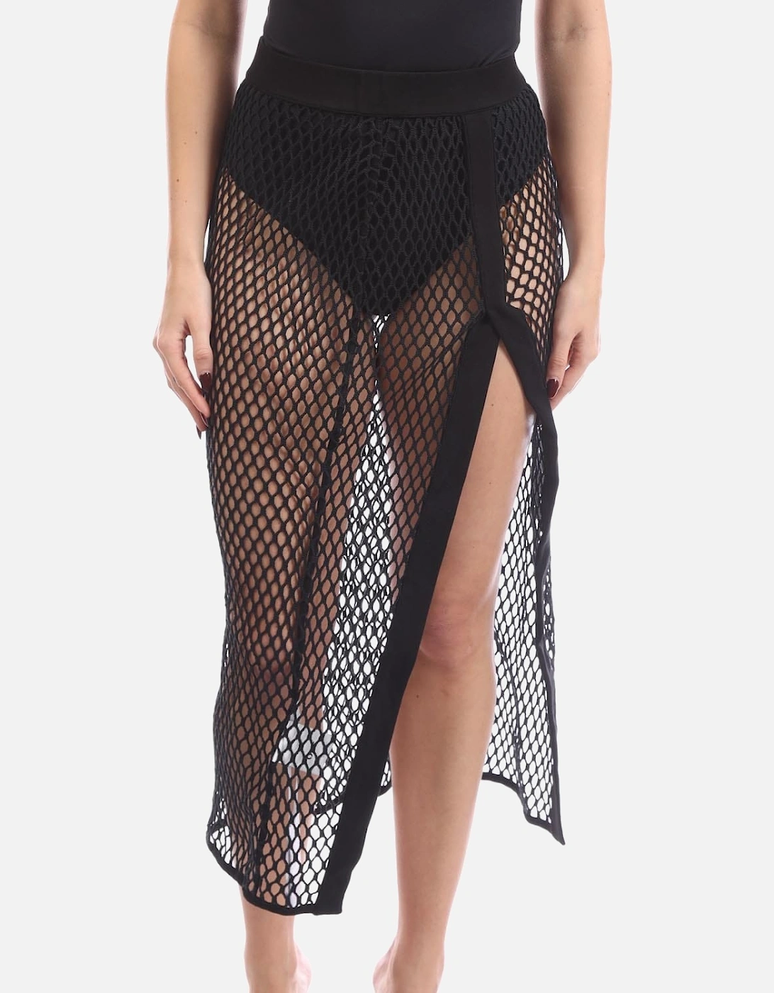 Logoband Mesh Skirt