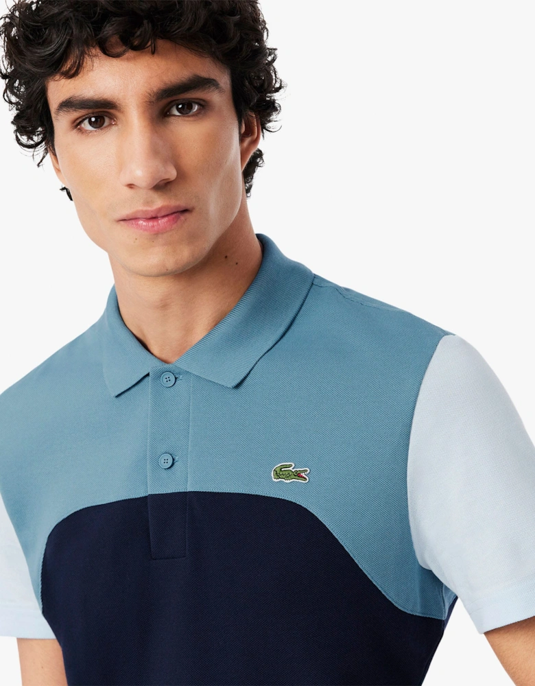Regular Fit L.12.12 Colour Block Polo Shirt