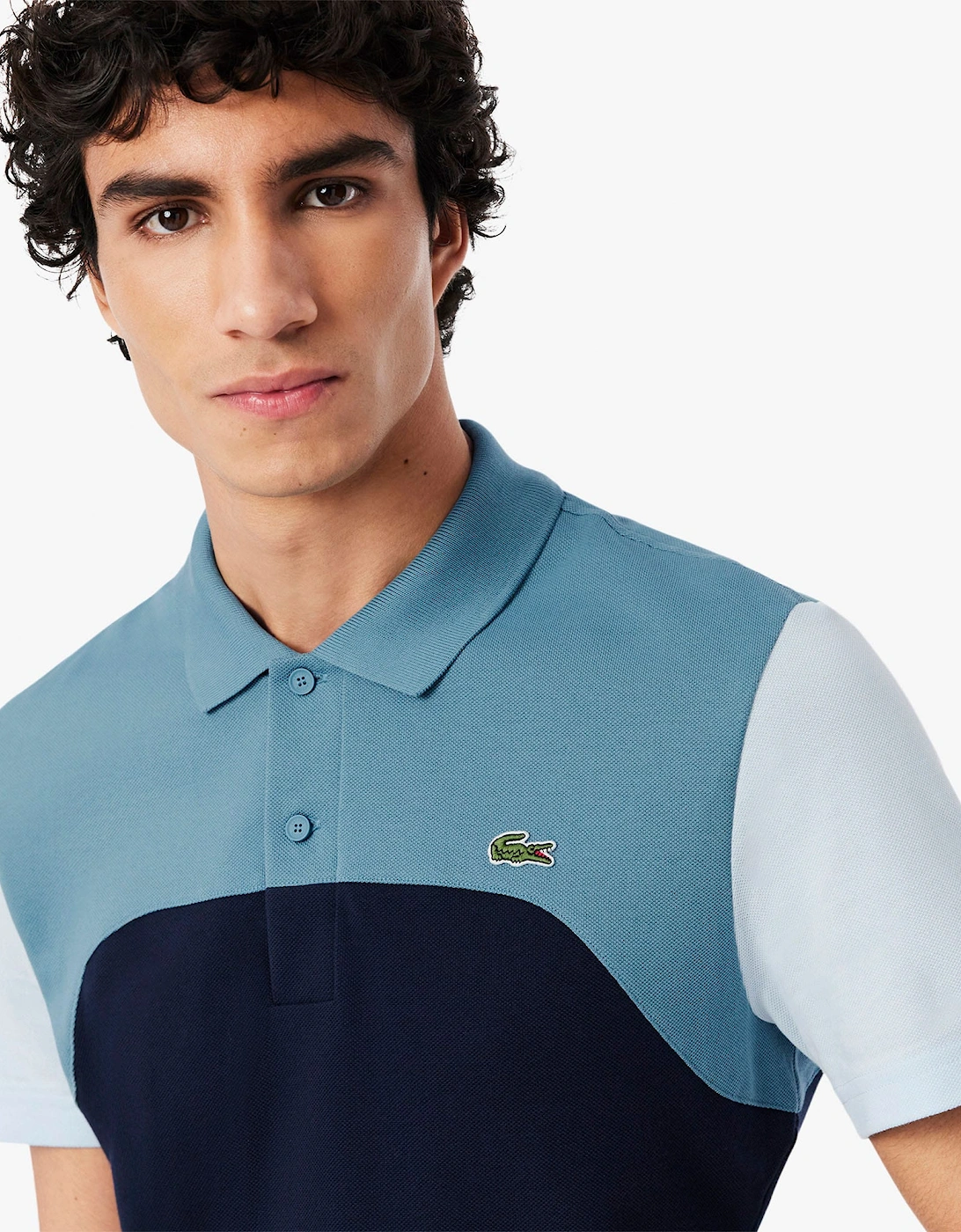 Regular Fit L.12.12 Colour Block Polo Shirt