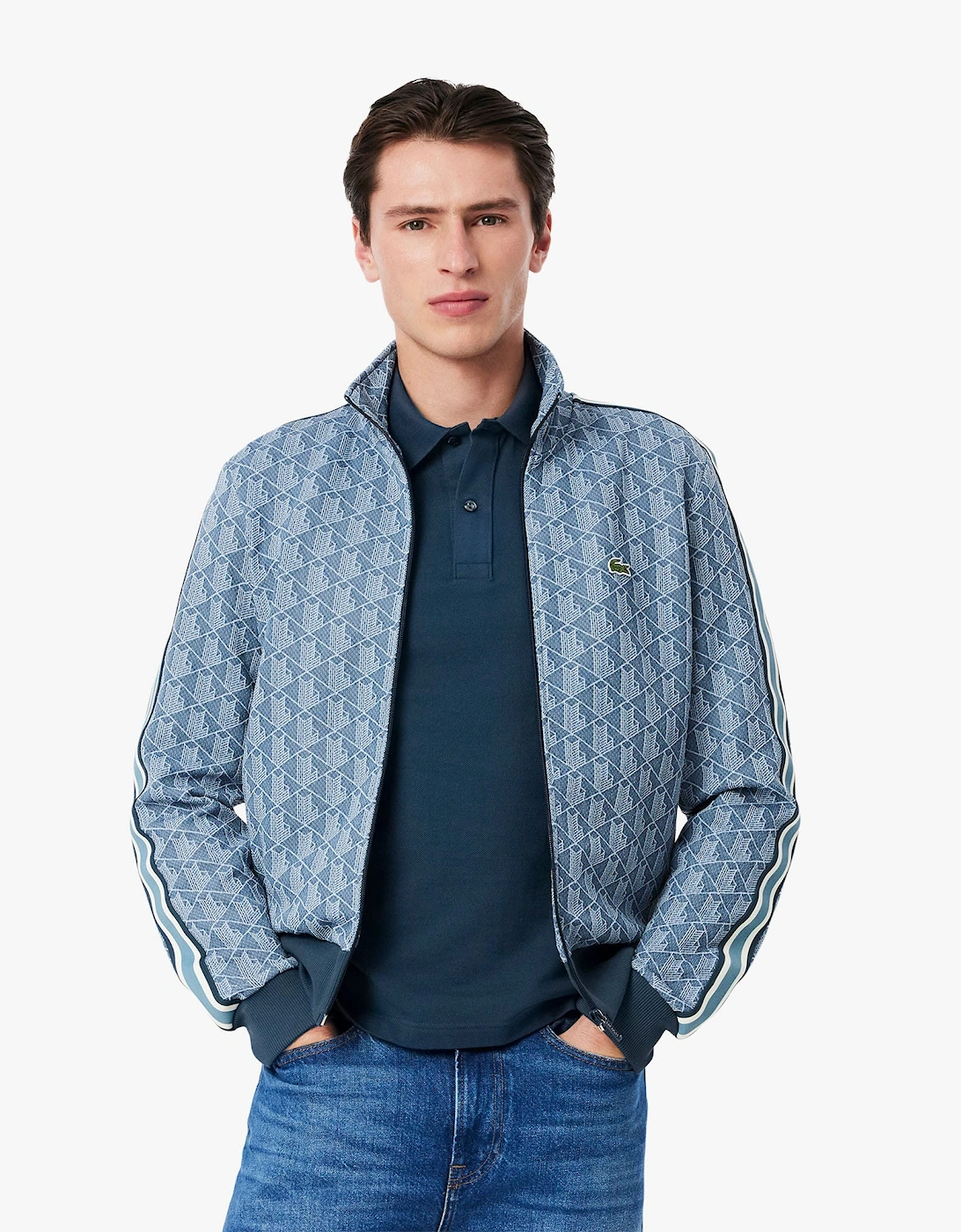 Paris Zip-Up Jacquard Track Jacket