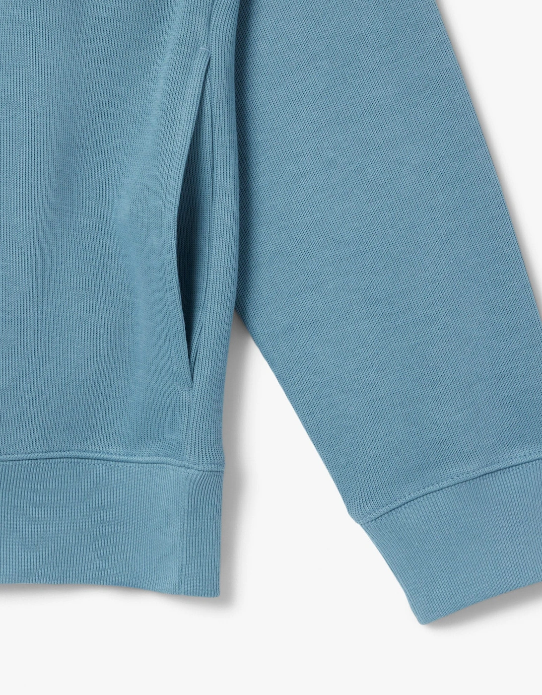 Zip Neck High Neck Interlock Sweatshirt