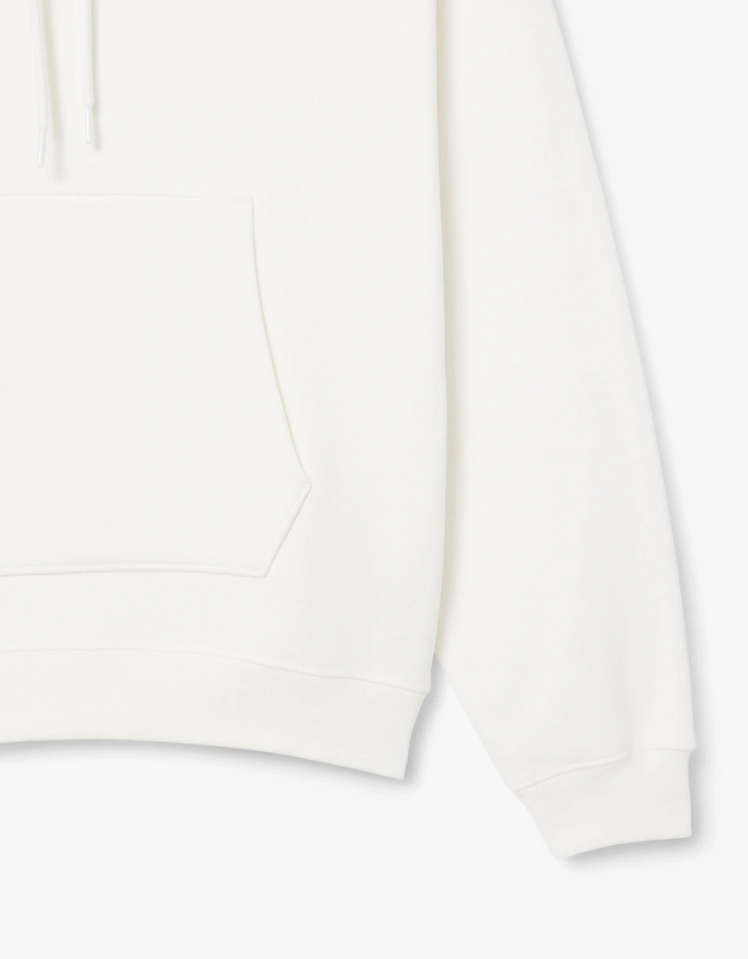 Loose-Fit Badge Accent Hoodie