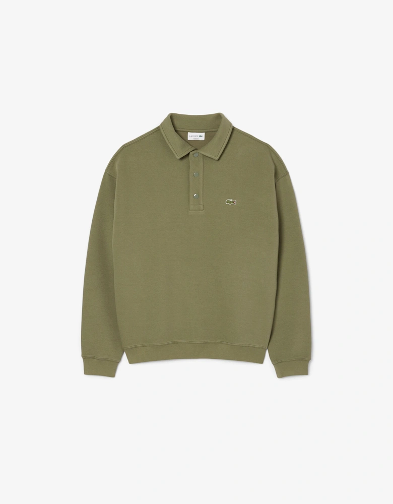 Loose-Fit Pique Sweatshirt