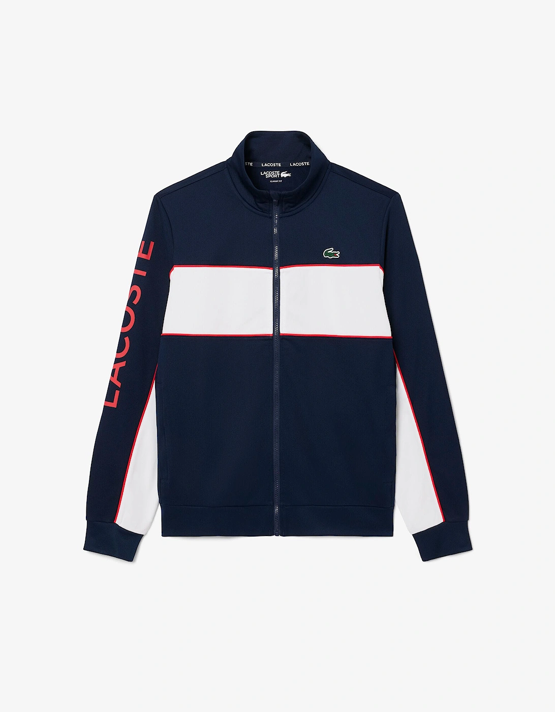 Print Branding Zipped Tennis Sweatshirt, 5 of 4