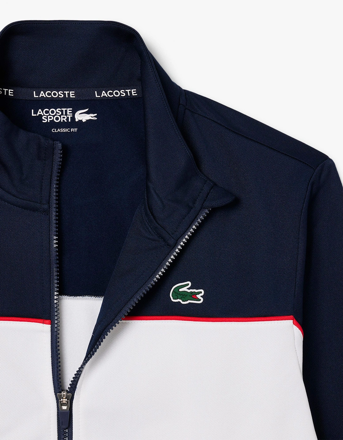 Print Branding Zipped Tennis Sweatshirt