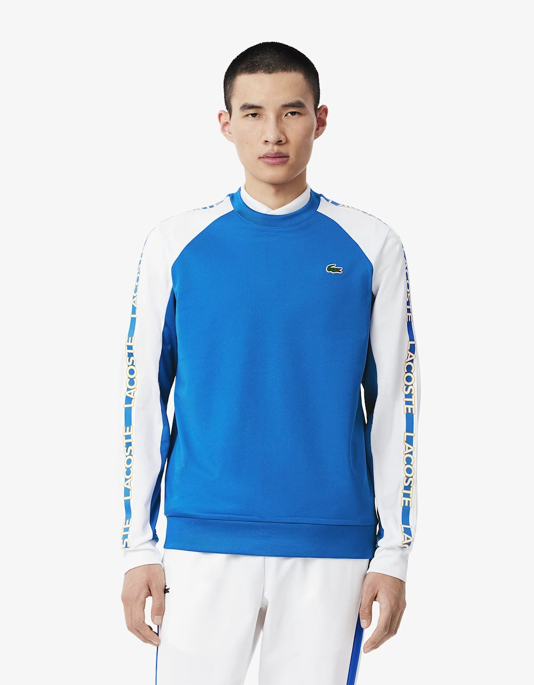 Tennis Colour Block Stripe Sweatshirt