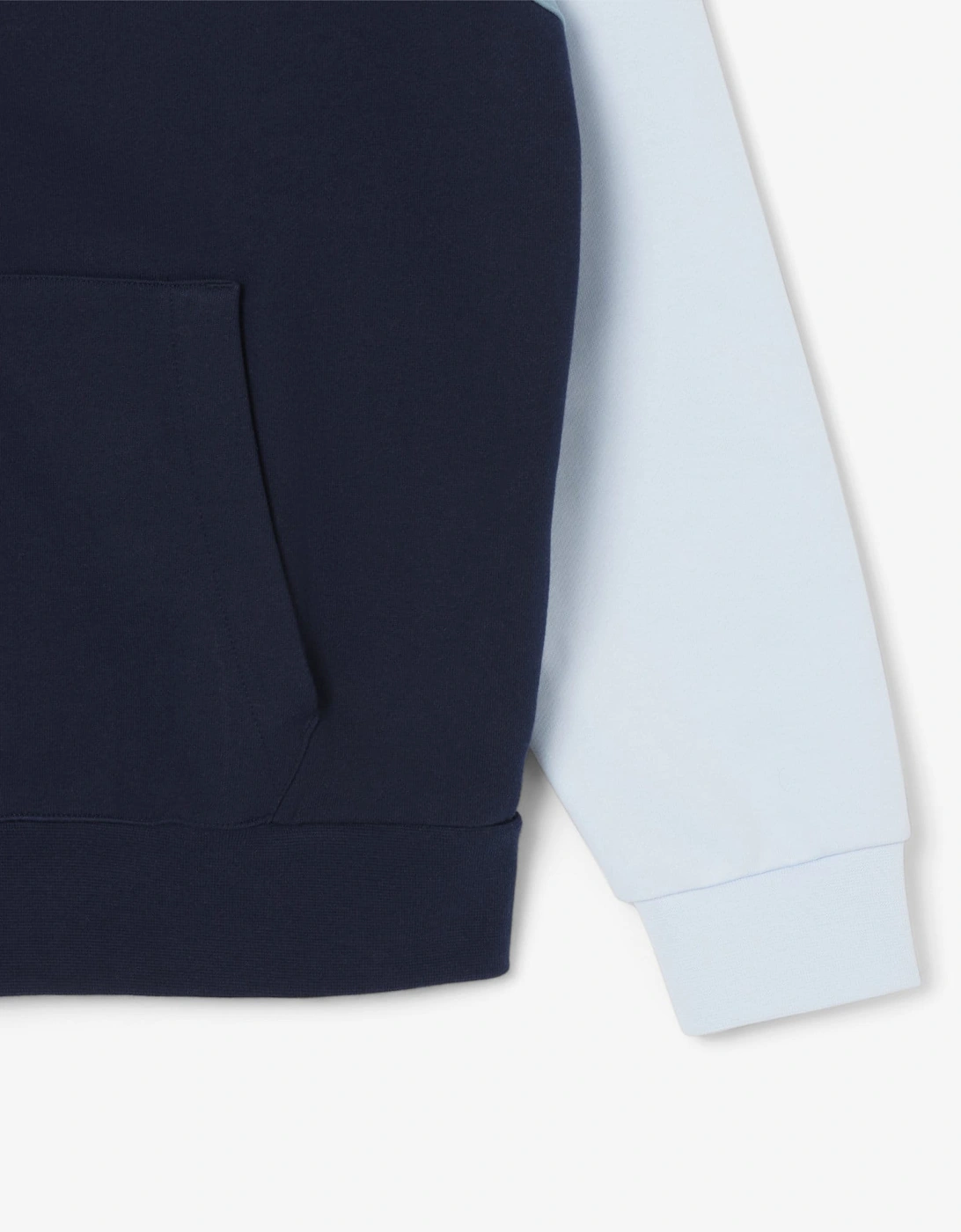 Zipped Colour Block Hoodie