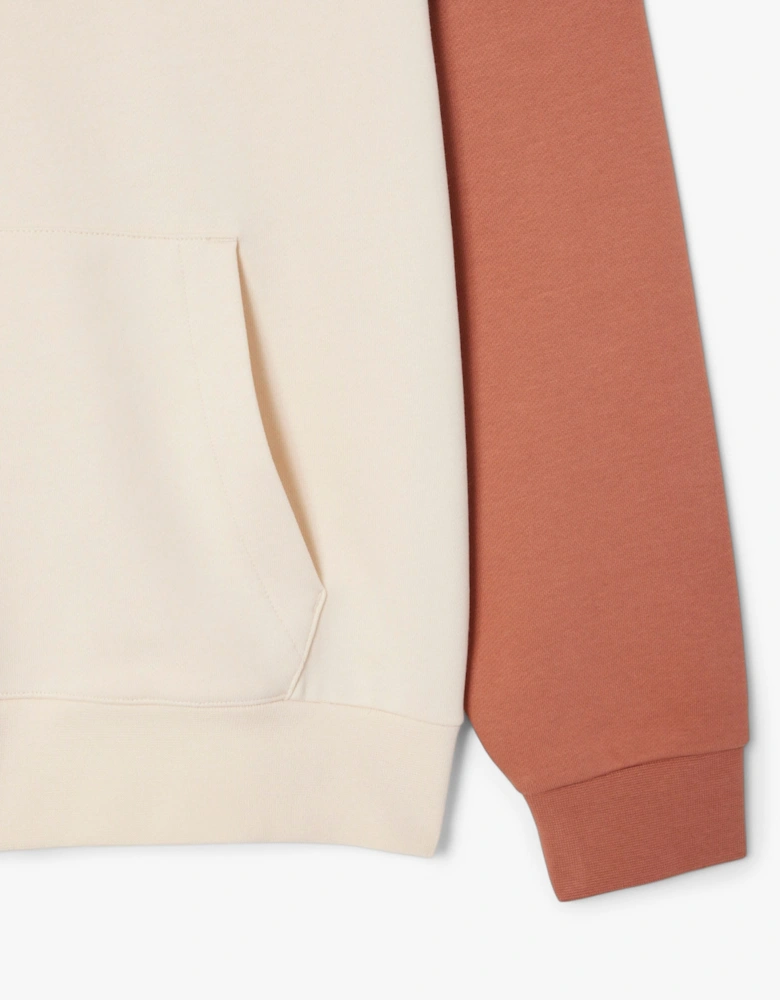 Zipped Colour Block Hoodie