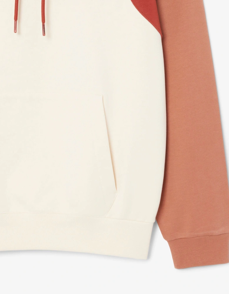 Classic-Fit Colour Block Hooded Sweatshirt