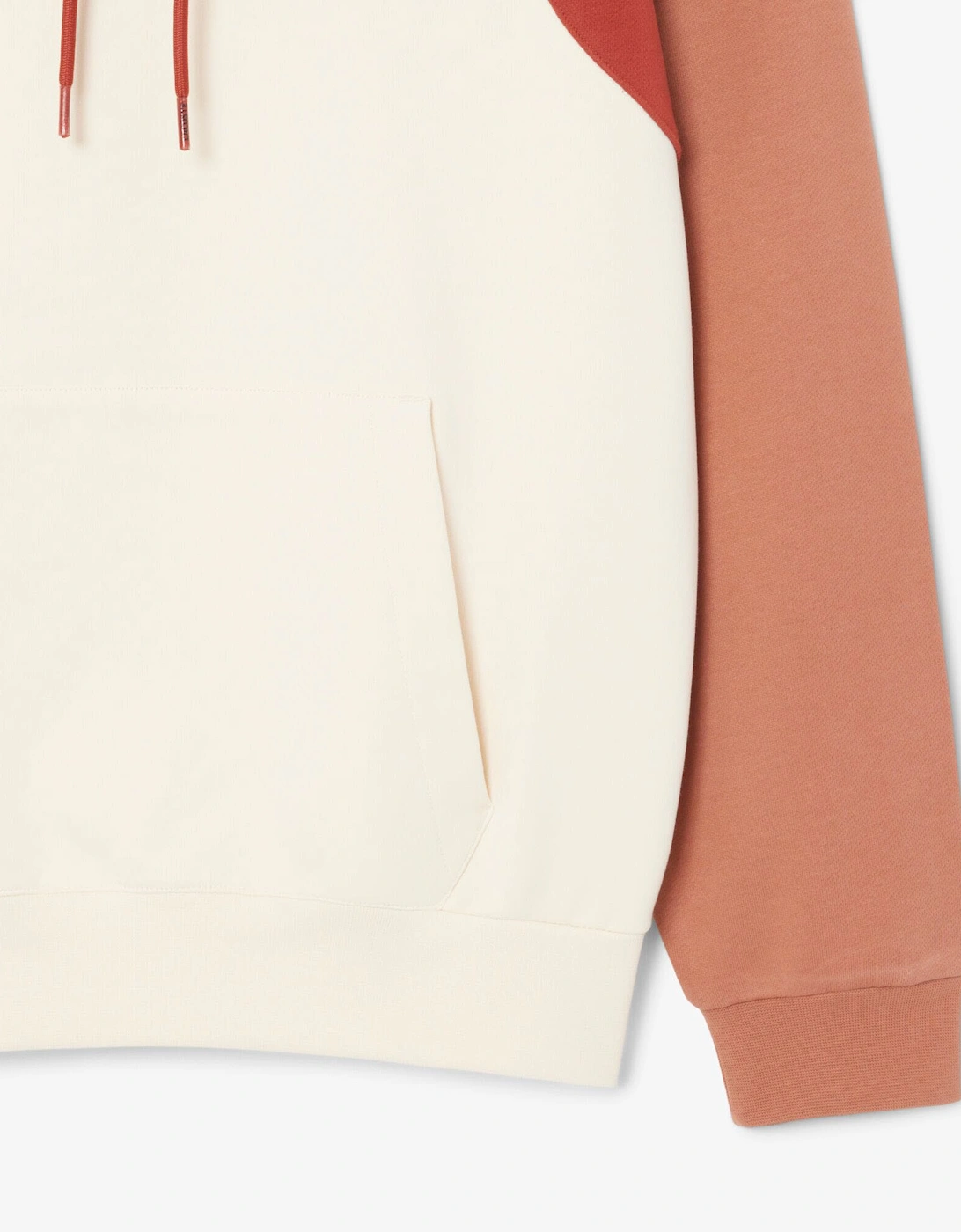 Classic-Fit Colour Block Hooded Sweatshirt