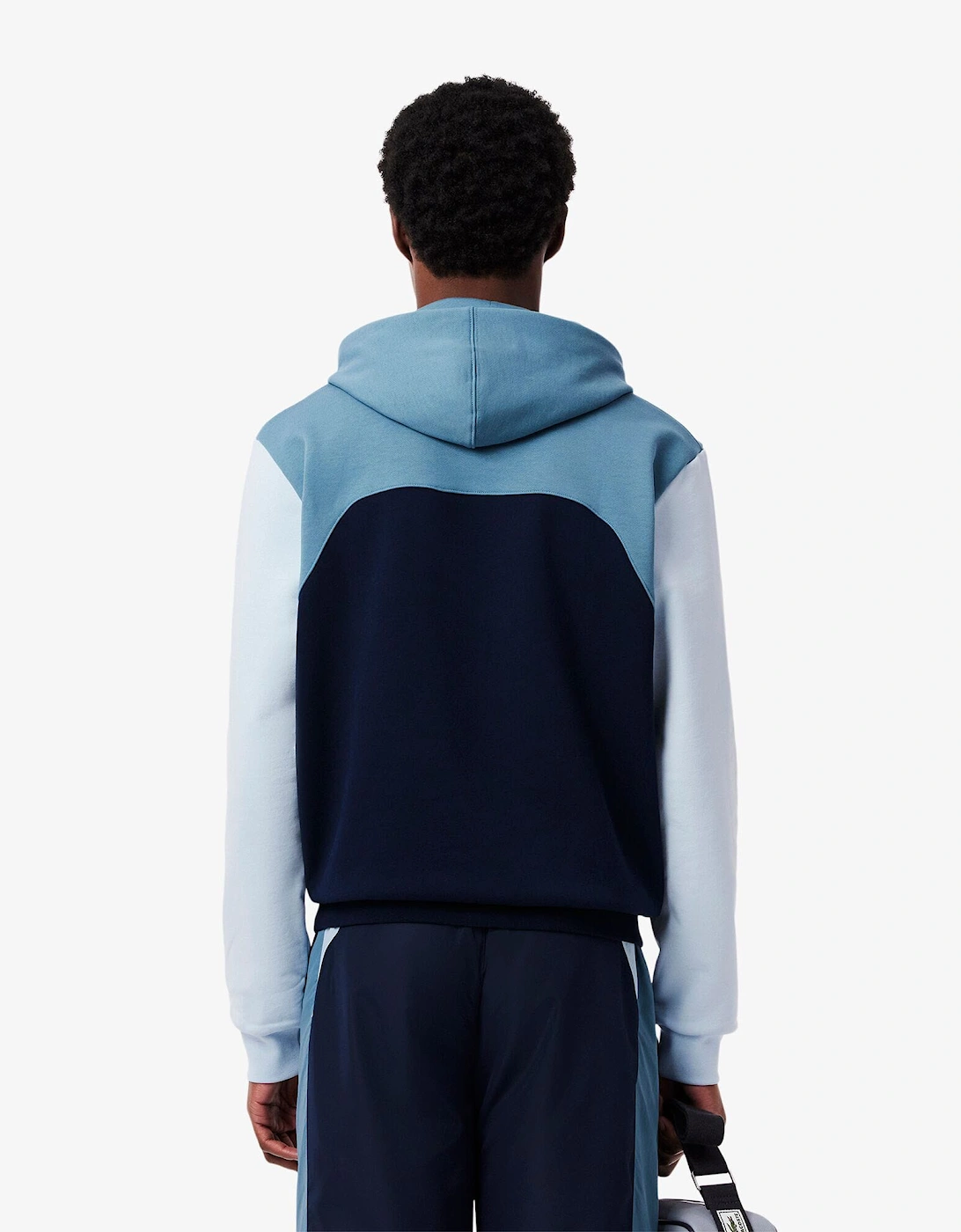 Classic-Fit Colour Block Hooded Sweatshirt