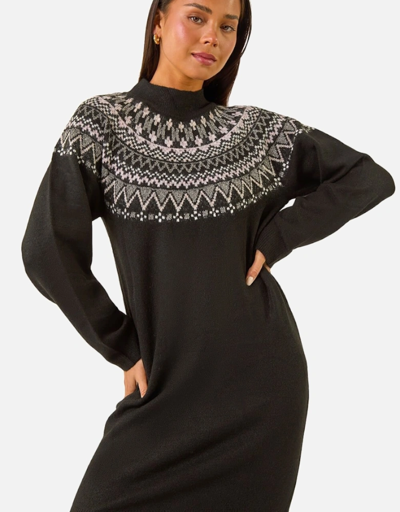 Petite Fairisle Knit Dress