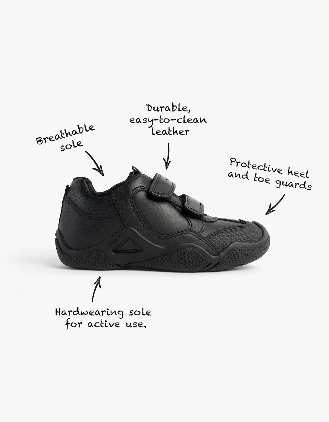 Geox Jr Wader Unisex Kids Black - Size, 10