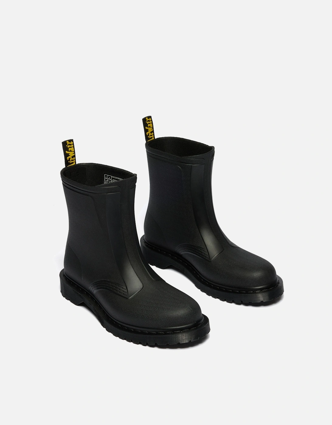 Dr. Martens 1460 Black Pull On Rain Boots