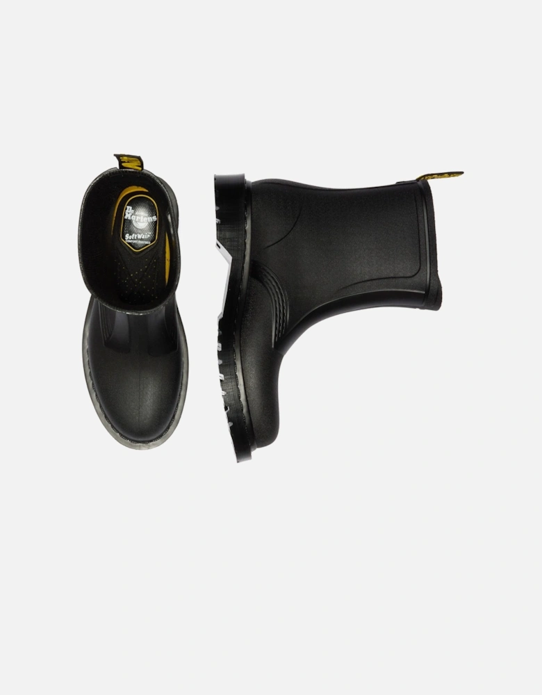 Dr. Martens 1460 Black Pull On Rain Boots