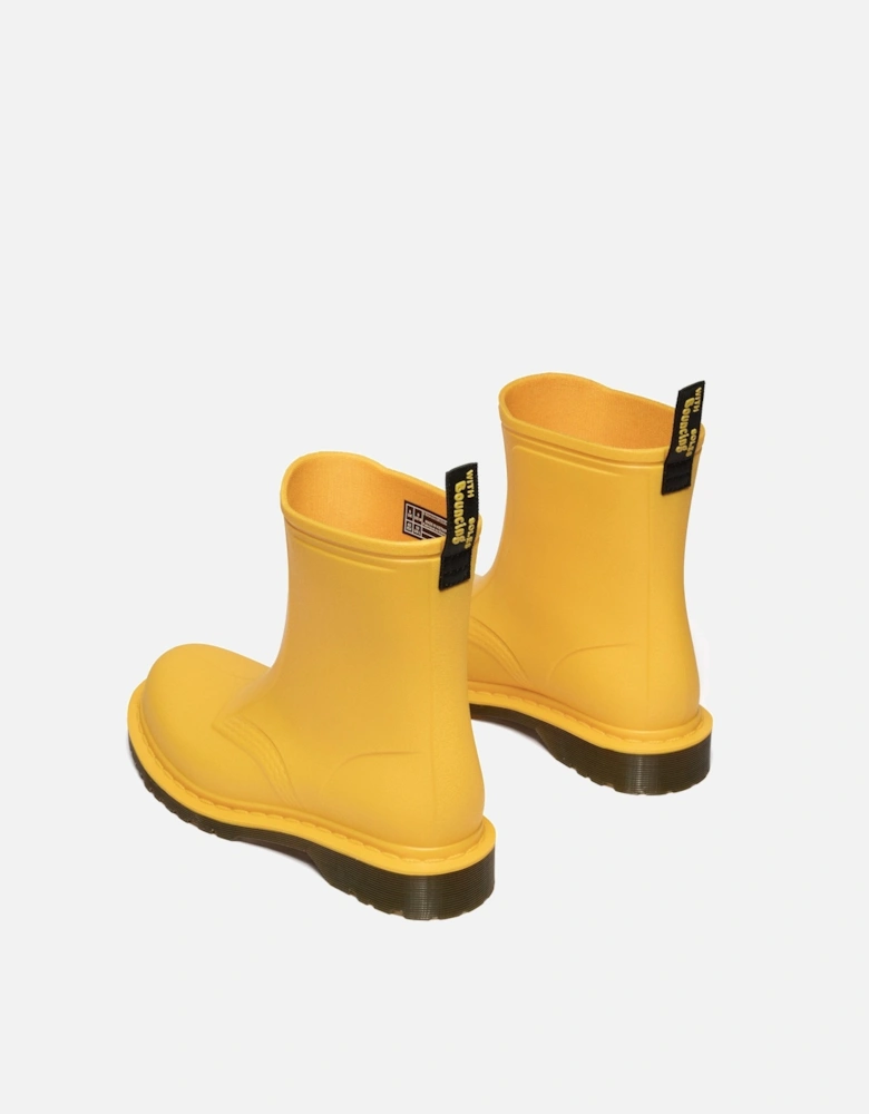 Dr. Martens 1460 Women's Yellow Pull On Rain Boots