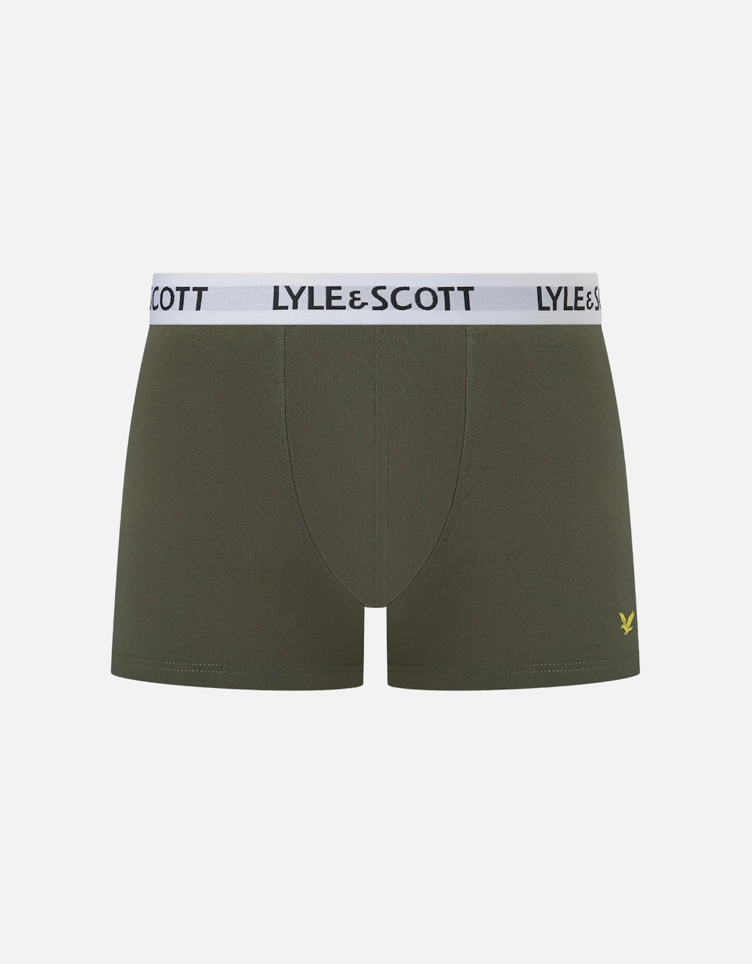 3-Pack Barclay Boxer Briefs, Blue/Burgundy/Green