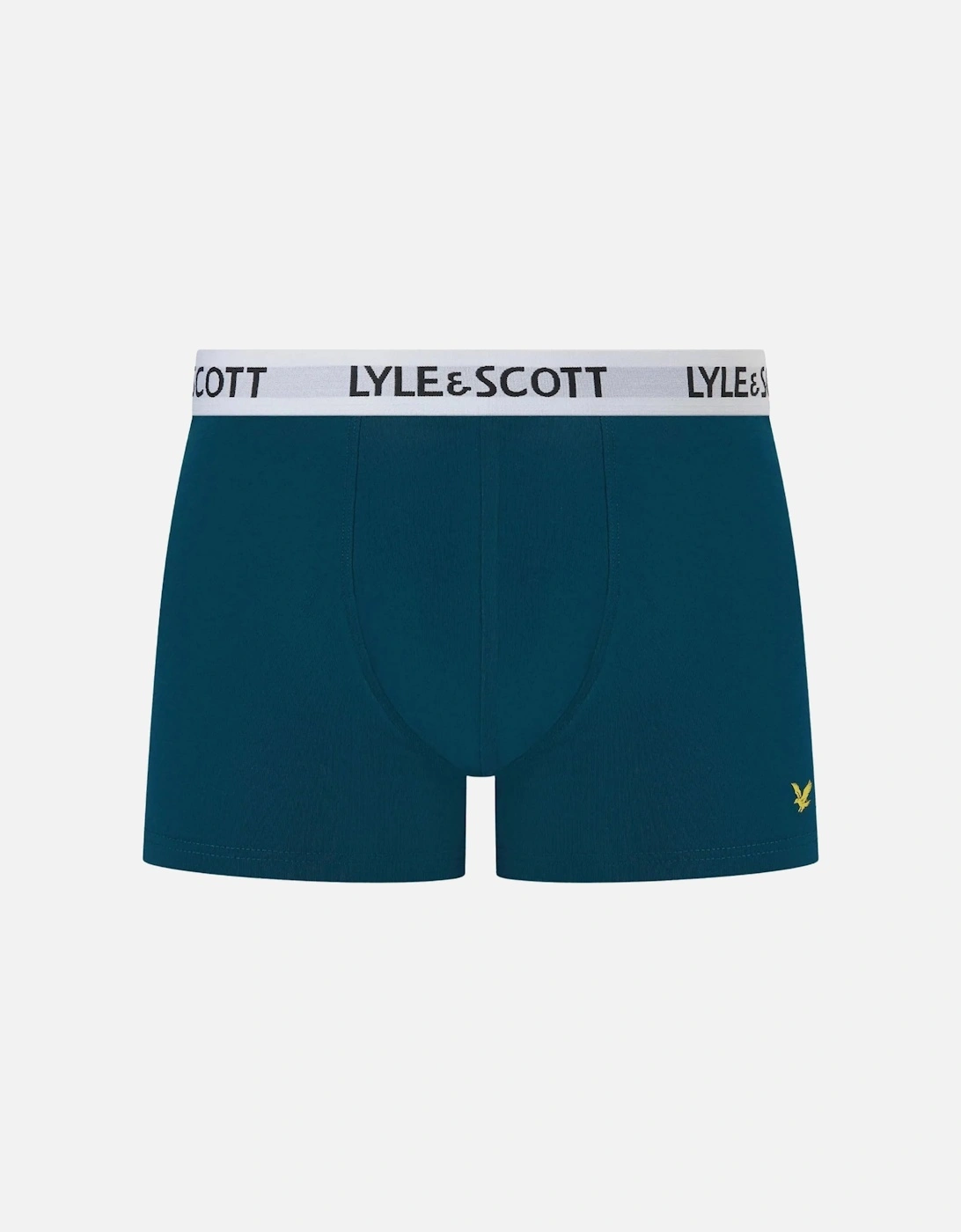 3-Pack Barclay Boxer Briefs, Blue/Burgundy/Green