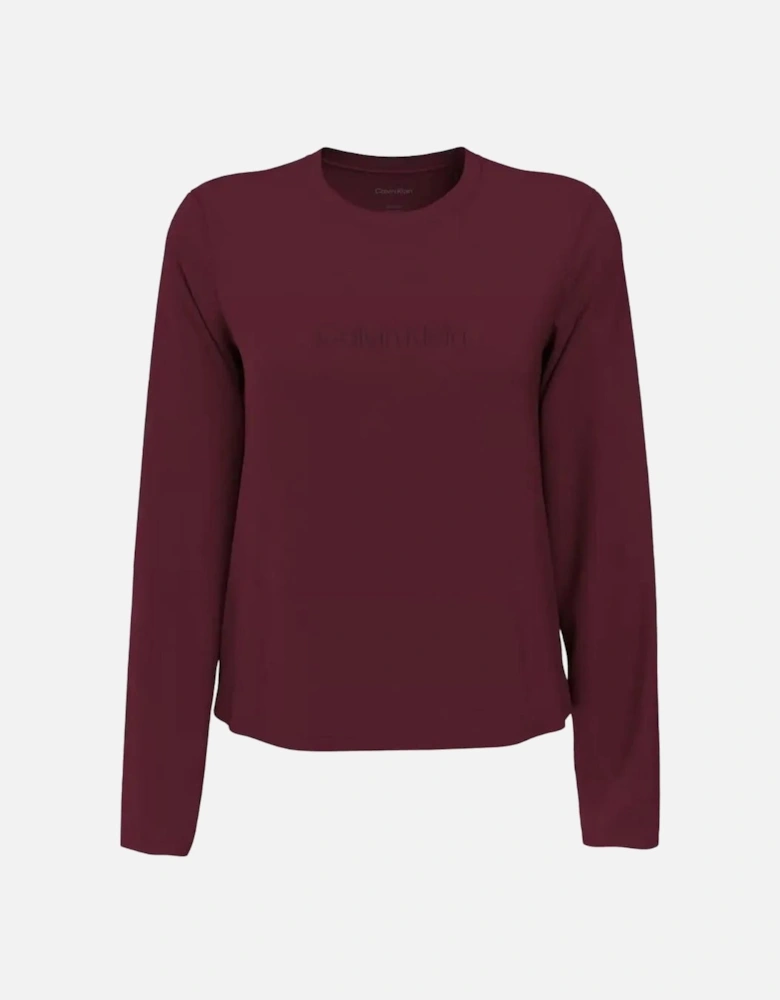 Women Check Flannel Pyjama Set, Zinfandel