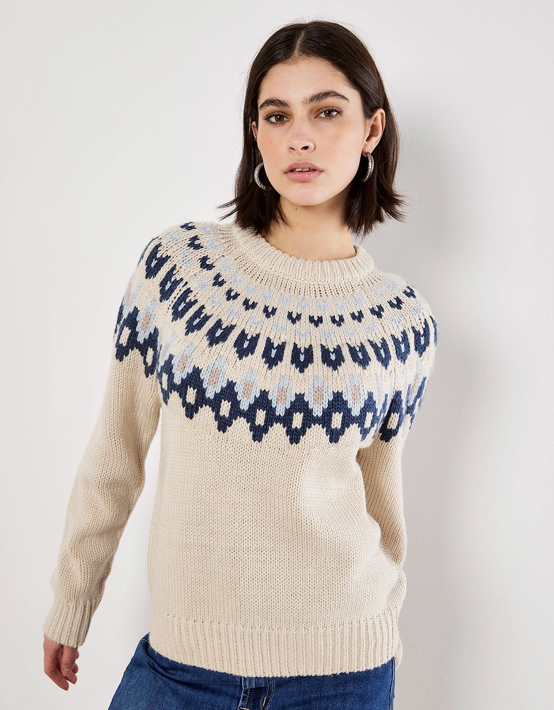 Fair Isle Chunky Knit Jumper, 2 of 1